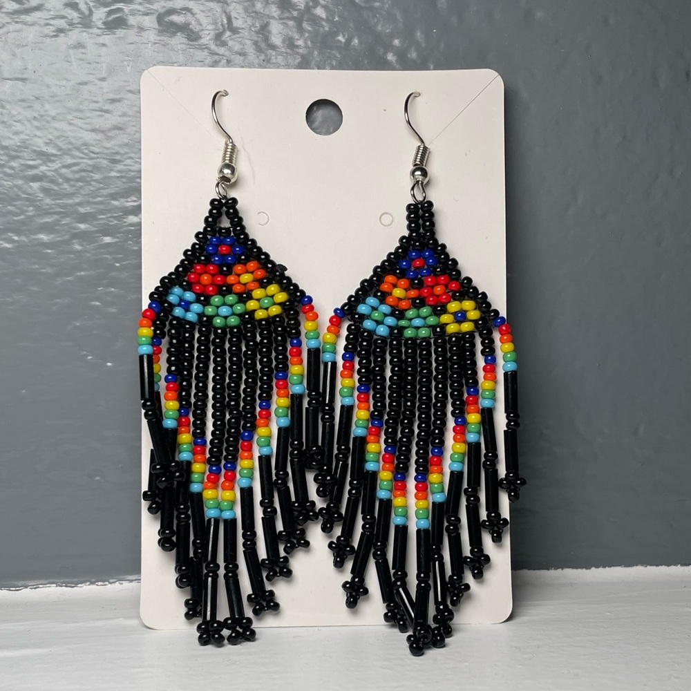 Huichol Beaded Earrings